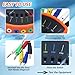 Upgrade HVAC Thermostat Bypass Tool Kit - Replacement for Supco Tradefox Jumper King | Professional Jumper Switch for AC/Heating Unit Diagnostic | with 4 Interchangeable Tips & Carrying Case