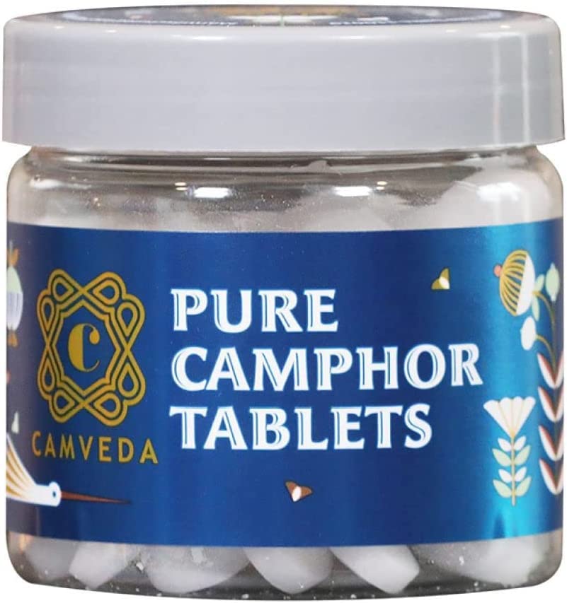 PUB Tarro para tableta de alcanfor (tarro de tableta de alcanfor, 100 g, 1 unidad)