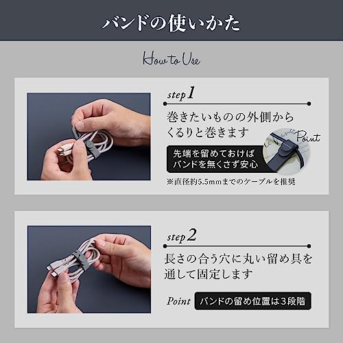 オウルテック ケーブルバンド OEC-CBBAND0210-BKGDサムネイル4