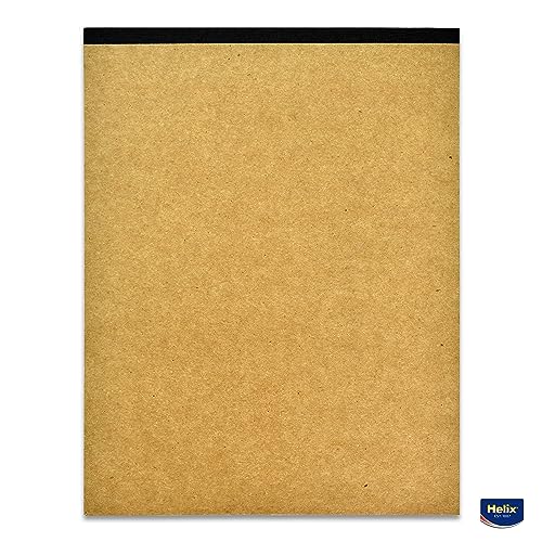 Helix - 100% Rag Vellum Paper Pad - 1 Inch Equals 10x10 Grid - 8.5 Inch x 11 Inch - 50 Sheet Pad - Acid-Free - Drafting, Art, Sketching and Tracing
