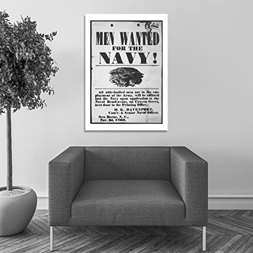 Affiche de Propagande Men Wanted for the Navy Format XL Mat Déco Rétro - 7