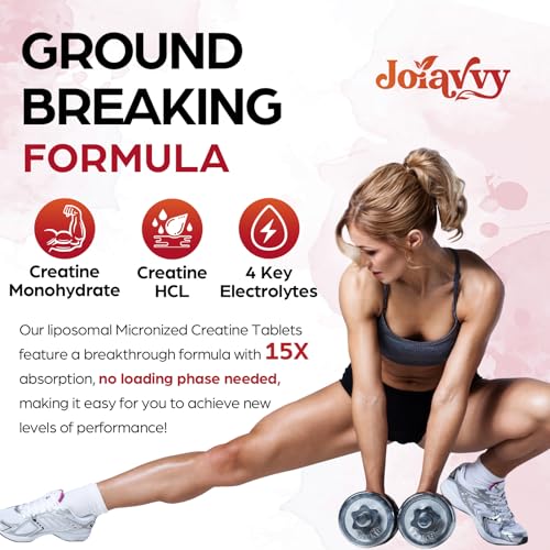 Liposomal Creatine Tablets Max 4220mg, Chewable Creatine Monohydrate Tablets, 15X Absorption, Plus Creatine HCl, No Bloat, Micronised, More Practical Than Capsules and Powder, Vegan (60 Count) - Image 2