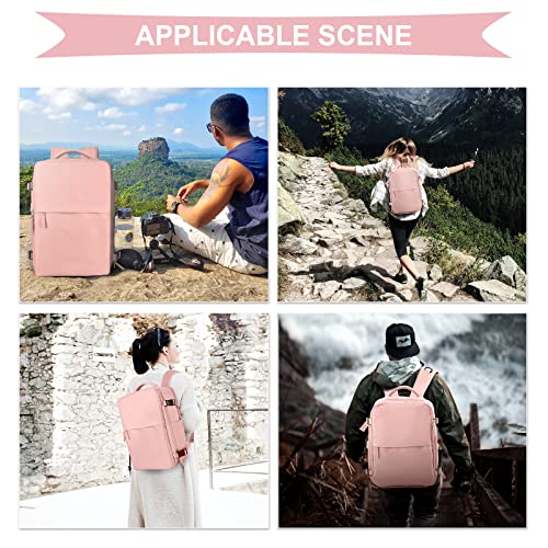 coowoz Mochila de viagem feminina masculina aprovada por companhias aéreas para laptop mochila espor