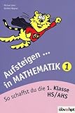  Aufsteigen in Mathematik 1: So schaffst du die 1. Klasse HS/AHS (Aufsteigen: Lernhilfen für HS/AHS Unterstufe und AHS Oberstufe)