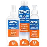 Zevo On-Body Tick & Mosquito Repellent Spray & Bug Repellent Lotion - 8 Hour Insect Protection - Odorless & Non-Sticky (1 Lotion, 1 Pump Bottle & 1 Aerosol Bottle)