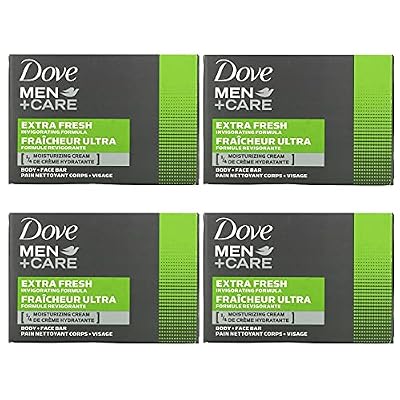 Dove Men + Care Body & Face Bar, Extra Fresh 4 ea