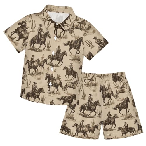 Image of Boccsty Red Strawberry Boy Summer Shorts Sets Hawaiian Toddler Boys T-Shirt & Pants 2 Pcs 3T-10T