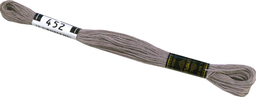 Fil broderie Olympus 8m col 452 divisible 6 brins pour point de croix