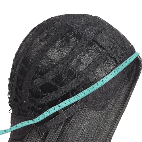mapofbeauty 40 inch 100 cm carve long straight cosplay wig anime costume party wig black