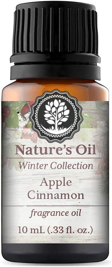 Apple Cinnamon Fragrance Oil 10ml for Diffuser, Making Soap, Candles, Lotion, Home Scents, Linen Spray and Lotion