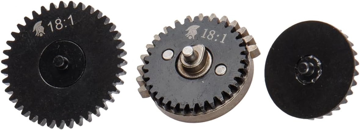 Lancer Tactical AEG 18:1 Ratio Steel CNC Airsoft Gear Set w/Integrated Bearings