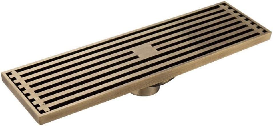Desagüe de Ducha Tapa Desagüe Lineal Ducha Baño 8x30cm Oro