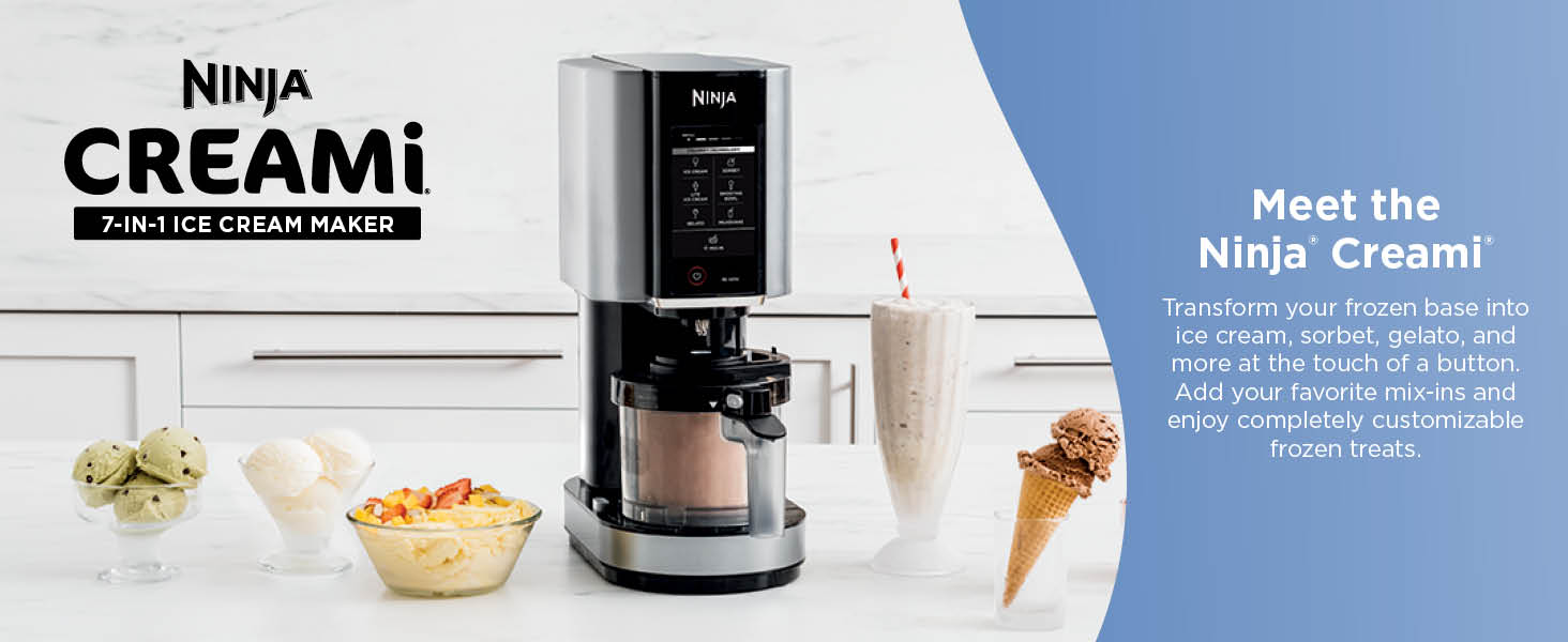 キッチン家電 Ninja CREAMi NC301HWH Ninja CREAMi 16-Quart Electric