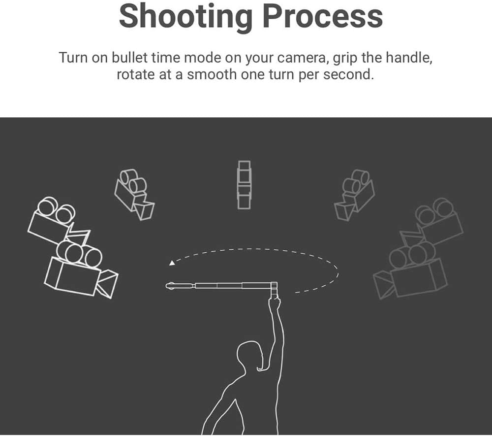 Best Deal Cheap 🛒 Insta360 Bullet Time Bundle Selfie Stick Handle(Folded Tripod) Compatible with Insta360 ONE X2/ ONE R/ONE X/ONE Super Cheap 🛒 Insta360 Bullet Time Bundle Selfie Stick Handle(Folded Tripod) Compatible with Insta360 ONE X2/ ONE R/ONE X/ONE