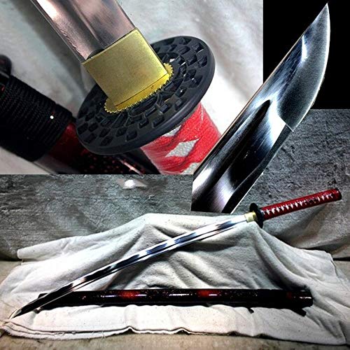 GLW Sword Japanese Samurai Sword Katana High Carbon Steel Full Tang Blade Sharp #1931
