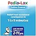 Pedia-Lax Laxative Saline Enema for Kids, Ages 2-11, 2.25 fl oz, 24 Pack