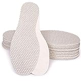 SULPO 12 Paare Einlegesohlen - Dünne Schuheinlagen mit Zitronen-Duft - Frischesohlen zur Neutralisierung von Geruch & Bakterien - Für Männer & Frauen -Einlagen – Größe: 36 - 48 (47)