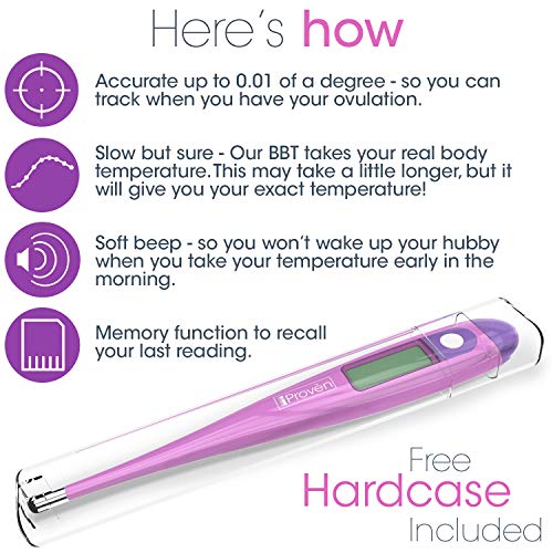 Thermomètre basal iProven BBT-271A pour suivi ovulation précis - 5