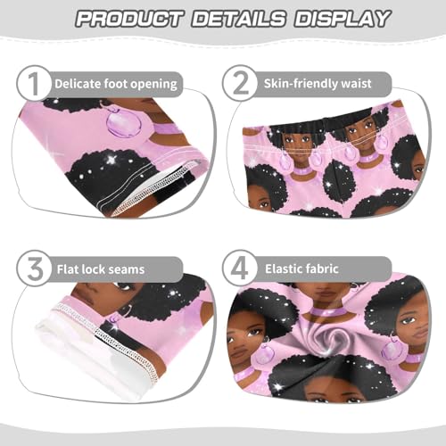 ALAZA Girls' Leggings Children's Yoga Pants Skinny Printed Dance African Woman 2 Comfortable 4T2