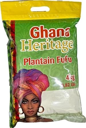 Ghana Heritage Plantain Fufu Flour, 4 Kg