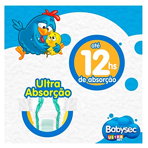 Fralda Babysec Galinha Pintadinha Ultrasec, G, 22 Unidades