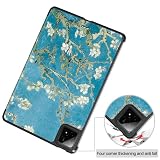 Vakarey dla Xiaomi Pad 7/Pad 8 etui, ultracienkie inteligentne etui do Xiaomi Pad 7 8 Pro 11,2 cala, kwiaty