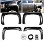 CHEDA Fender Flares Compatible With 2007-2014 Chevy Silverado 1500 2500HD 3500HD Fleetside New Body Style 78.0'/97.6' Bed Only(Do not fit Stepside Bed/Dually/Factory Mud Flaps)Pocket Riveted Style