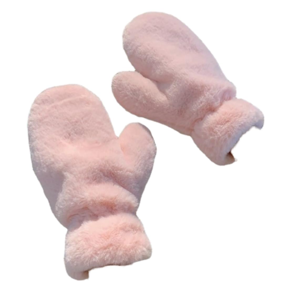 Fingerless Furry Gloves — Cozy Pink | Winter Warmth & Chic Style-image-38