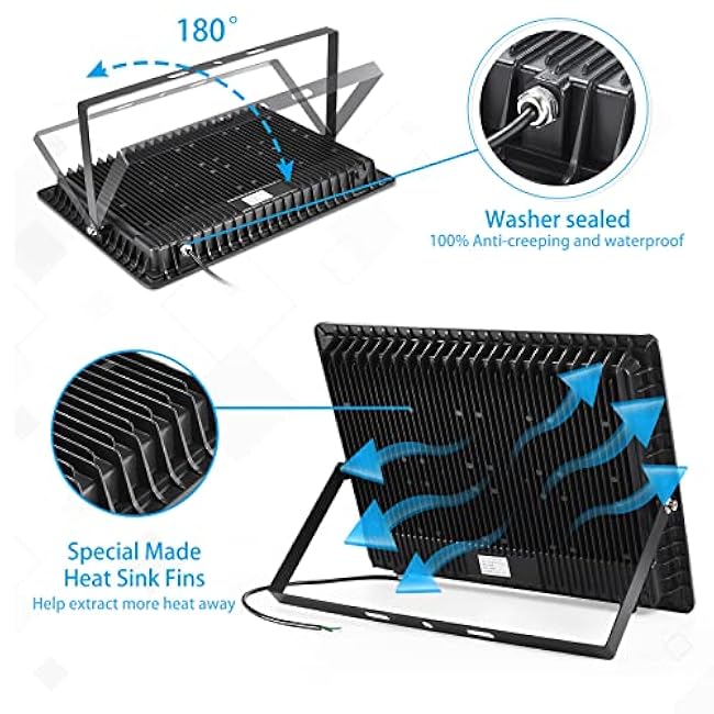 400W LED Stadium Flood Lights 5000K Daylight White