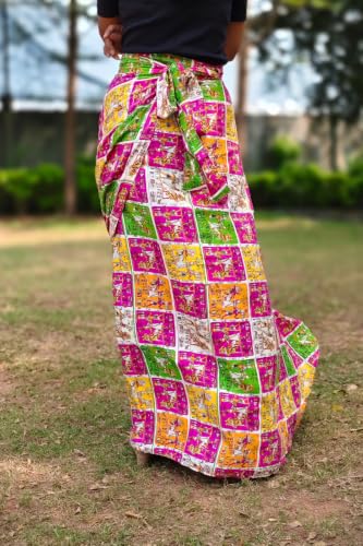Image of Women's Printed Maxi Wraparound Skirt