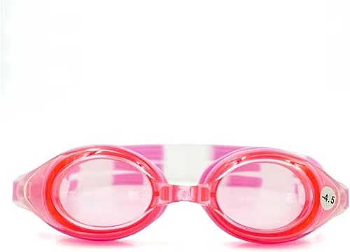 Miniatura 2 de SavCo - Gafas de natación ópticas color rosa (+5.0 Plus) para niños, adolescentes y adultos