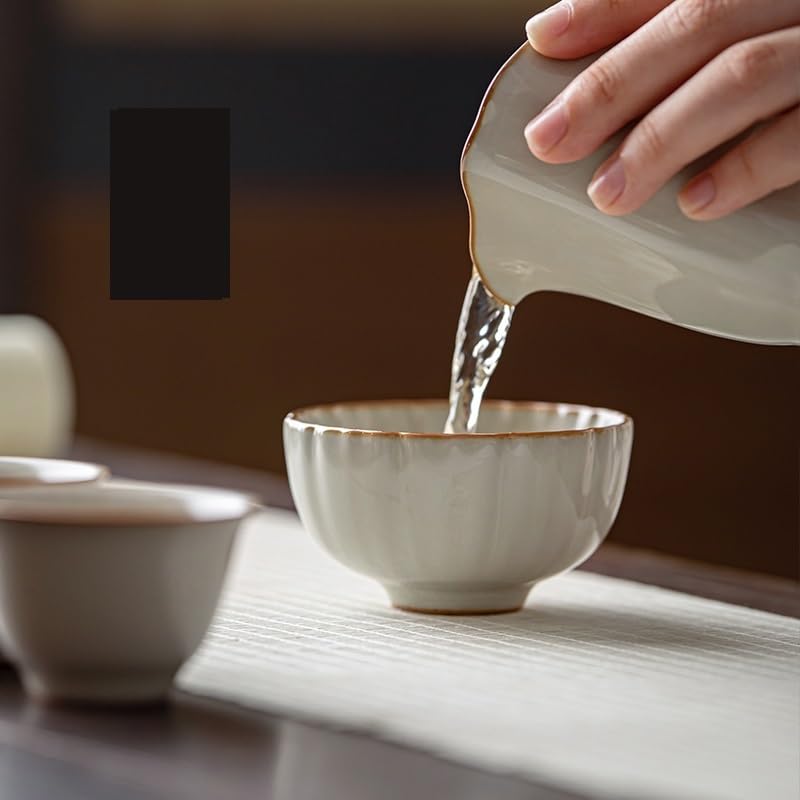 Kubek do kawy, chiński kubek do herbaty, kubek dla gospodarza, pojedyncza filiżanka, ceramiczny kubek do herbaty, zestaw do herbaty Kung Fu, kubek lotosu, osobisty kubek do kawy, kubek do napojów go