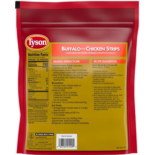 Tyson Chicken Strips, Buffalo Style, 25 Oz #TOP1