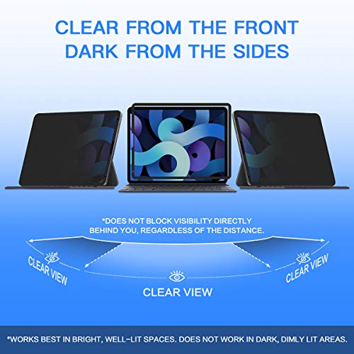 Zoegaa Ipad Air 5 10.9 2022 / Air 4 10.9 2020 / Ipad Pro 11 2020 Privacy Screen Protector, Anti-Spy Anti Blue Light Screen Film Guard For Ipad 10.9” Air 5Th Gen/Air 4Th Gen/Ipad Pro 11" 2Nd Gen #TOP2