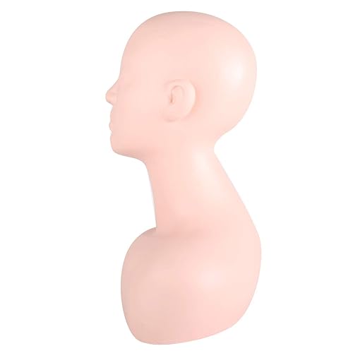 Miniatura 7 de Maniquí de entrenamiento profesional, maniquí de entrenamiento de extensión de pestañas, cabezal de entrenamiento de práctica multifunción, modelo