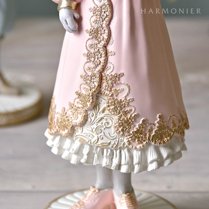 Amazon.co.jp: プリンセスラビットオブジェ(ピンク) うさぎ置物