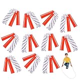 ArtCreativity 84 Inch Nylon Ropes for Kids - Pack of 12 - Durable Jump Ropes with Plastic Handles - Healthy Indoor and Outdoor Skipping Activity, Party Favors, Gifts for Boys and Girls
