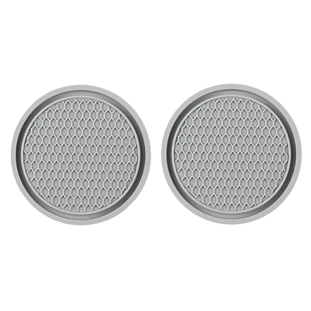 Mandark 2 sottobicchieri per portabicchieri da auto, 7 cm, con strass