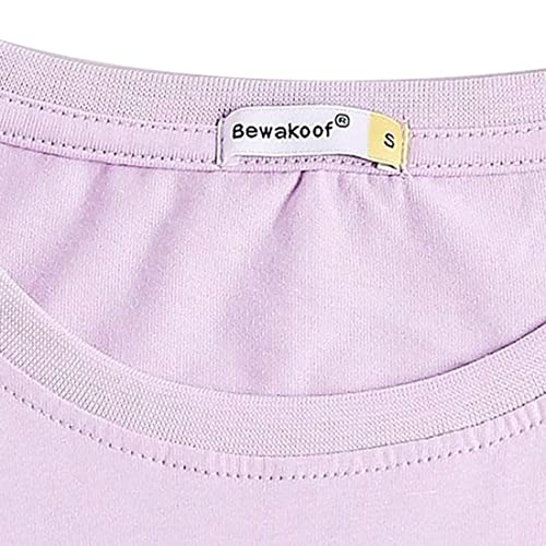 Image of Bewakoof Women's Graphic Printed 100% Cotton T-Shirt - Boyfriend Fit, Round Neck, Half Sleeve