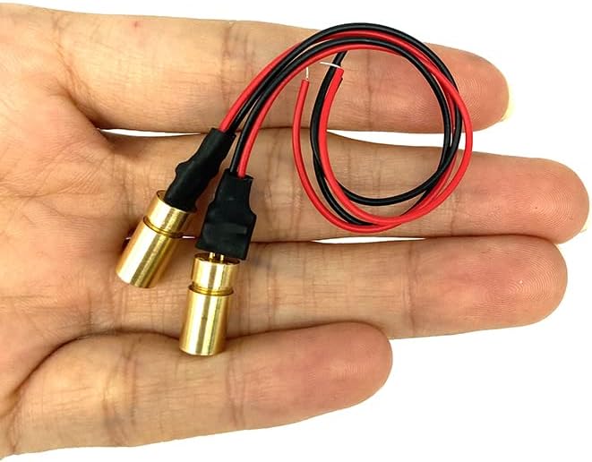 650nm red light laser module industrial laser module adjustable focal length (line-2packs) - - 