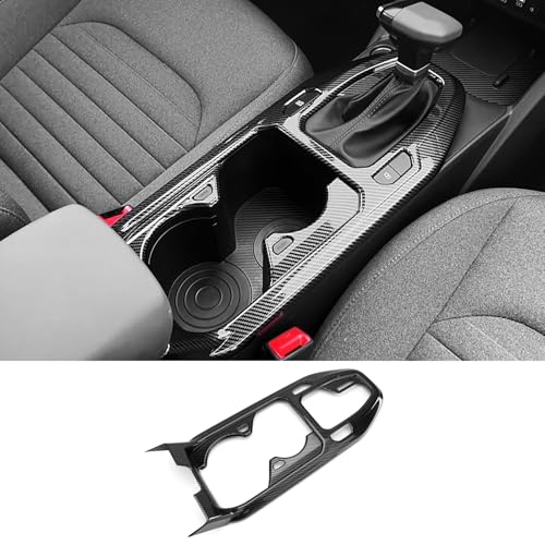 JUIVEEL ABS Center Console Cover,Gear Shift Trim Panel,Console Shifter Cover Compatible with Kia K4 2025-2026 Accessories (Carbon Fiber Style) by JUIVEEL - Used condition - Image 3