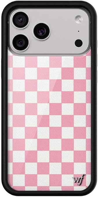 Wildflower Cases - iPhone 17 Pro Max Compatible - Checkers Pink