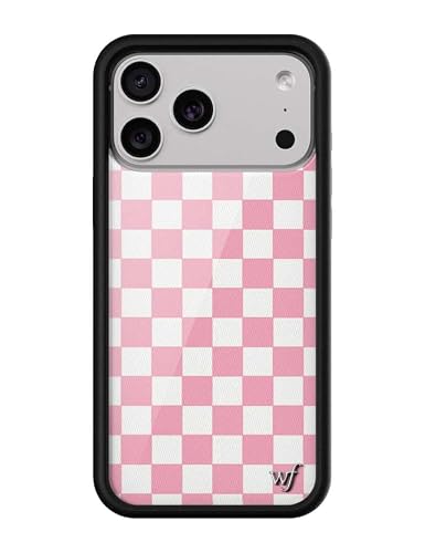 Wildflower Cases - iPhone 17/18 Pro Max Compatible - Checkers Pink