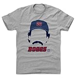 500 LEVEL Wade Boggs Shirt (Cotton, Large, Heather Gray) - Wade Boggs Silhouette B