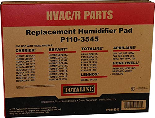 Bryant/Carrier Humidifier Water Panel P110-3545 - Pack of 4
