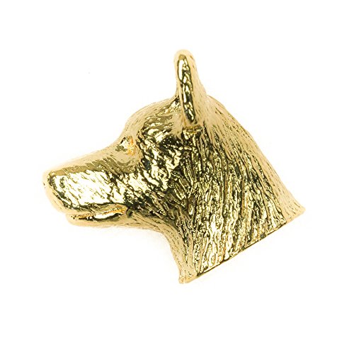 Épingle Bouvier Australien plaqué or 22 carats : fini les broches de basse qualité