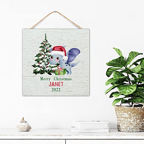 Baby's First Christmas souvenir mémorable avec panneau bois peint