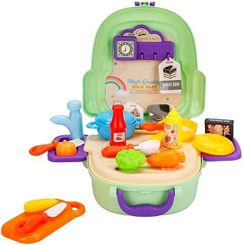 Little Chef Kitchen Set Backpack Kitchen Chef Play Set