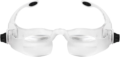 Miniatura 8 de Lupa montada en la cabeza para teléfono móvil TV Lupa de lectura de 1.5X a 3.8X Zoom de 0 a +300 grados Lupa manos libres ajustable para visión de