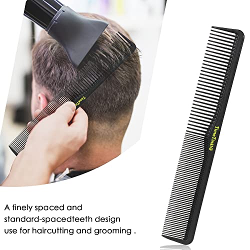 TimeTinkle Styling Hair Comb and Brush Set for Men, Men's Hair Comb and Paddle Hair Brush Roller Hair Brush Texture Comb for Quiff, Pompadour, Slicked-back, Fauxhawk, Black, 5.0 count - Image 5